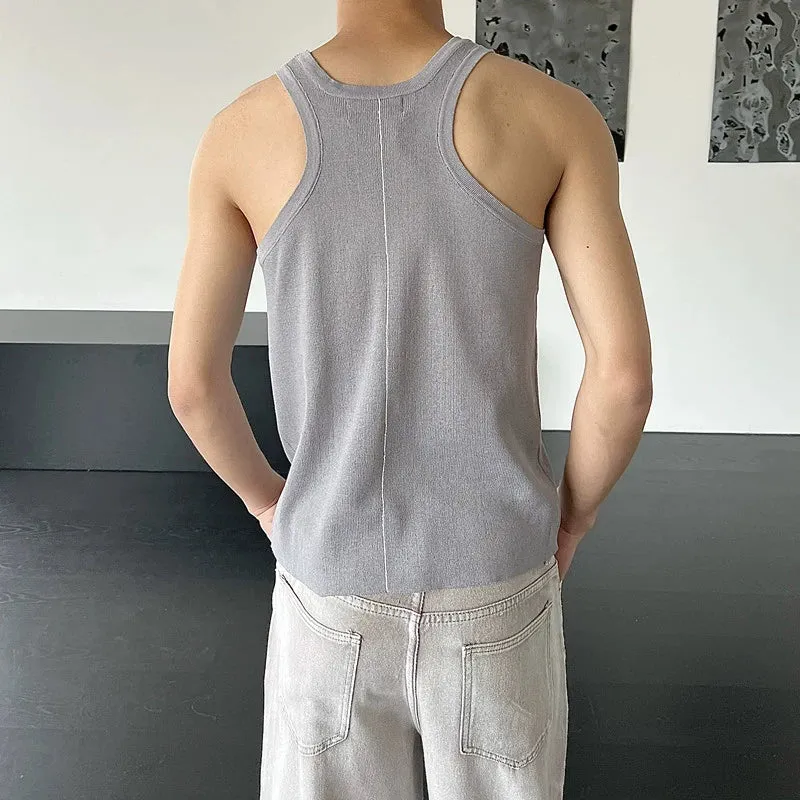 abc Line Sleeveless Shirt