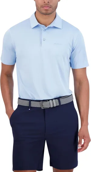 Ben Sherman Men's Pique Golf Sport Athletic Fit, UPF , Moisture-Wicking, Odor Resistant, Casual Shirt