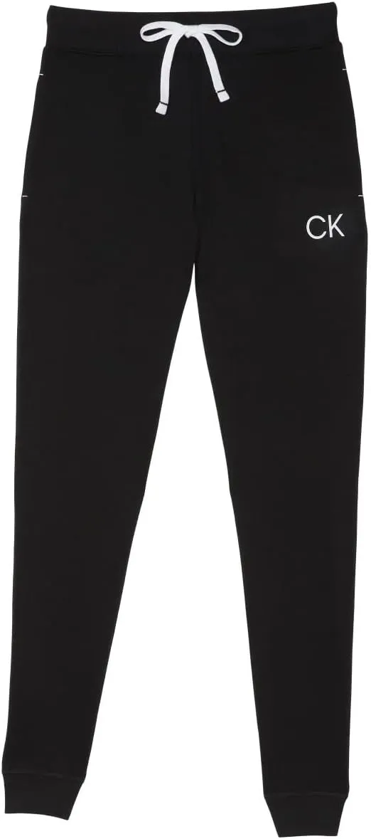 Calvin Klein Womens 2 Pack French Terry Iconic CK Logo Joggers