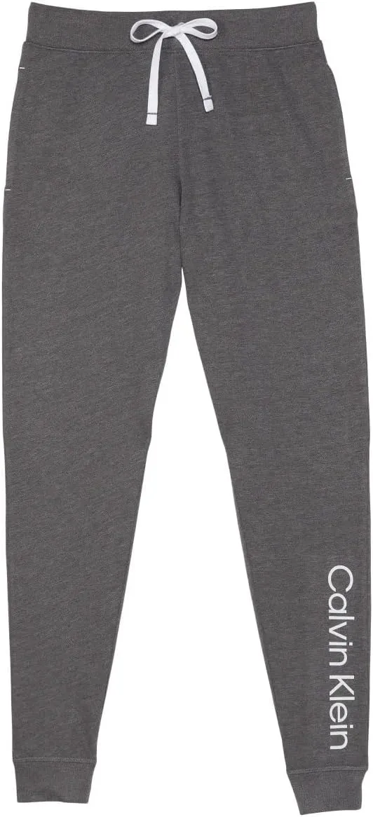 Calvin Klein Womens 2 Pack French Terry Iconic CK Logo Joggers