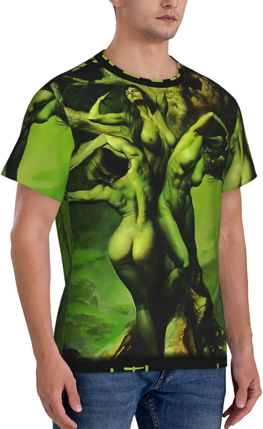 Men's T Shirt Short Sleeve Basic Tee Boys Comfortable Summer Cotton Shirt