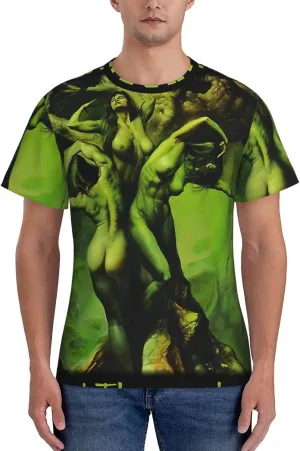 Men's T Shirt Short Sleeve Basic Tee Boys Comfortable Summer Cotton Shirt
