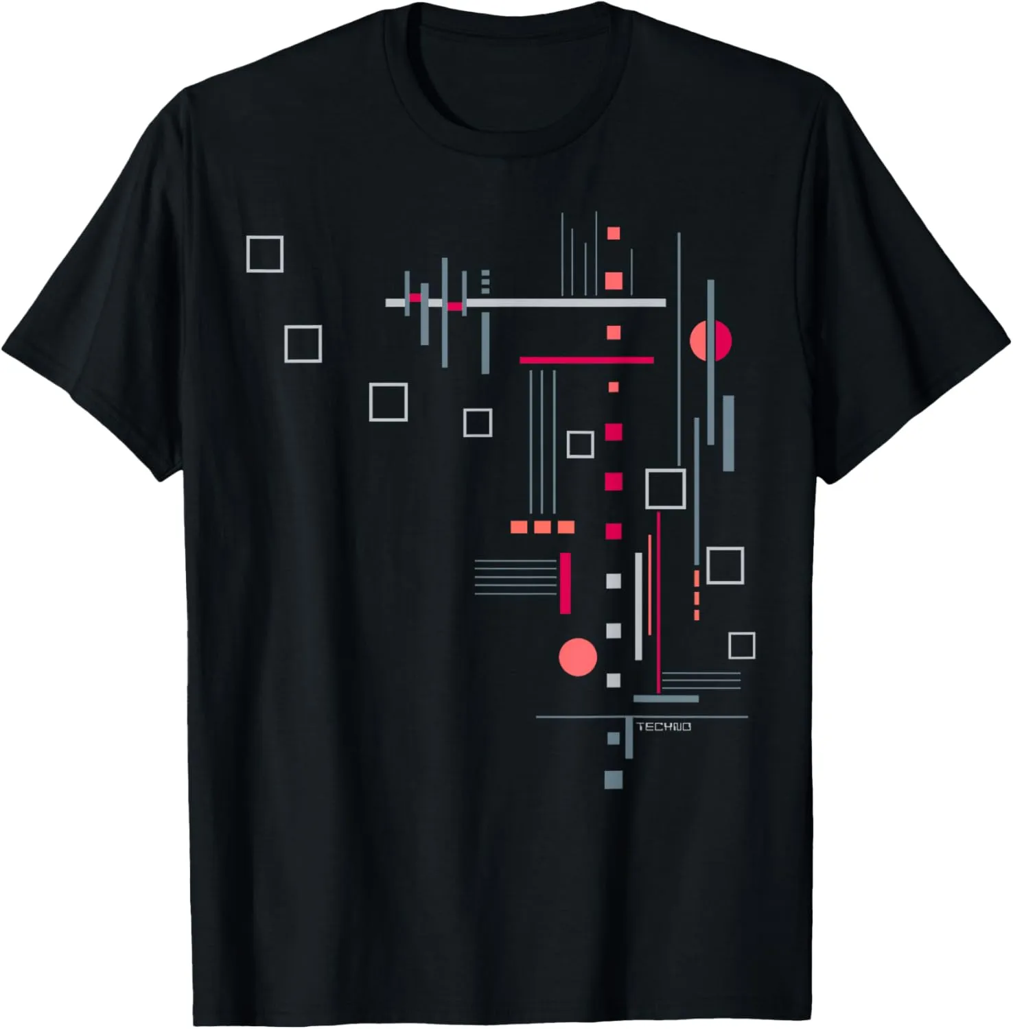 Techno Abstract Art T-Shirt